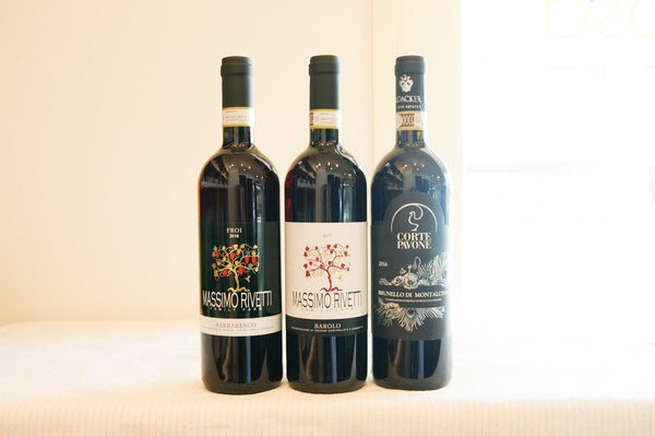 2024年1月10日まで送料&クール代無料　イタリアワインの王道３Bを味わう！秀逸のバローロ、バルバレスコ、ブルネッロ！